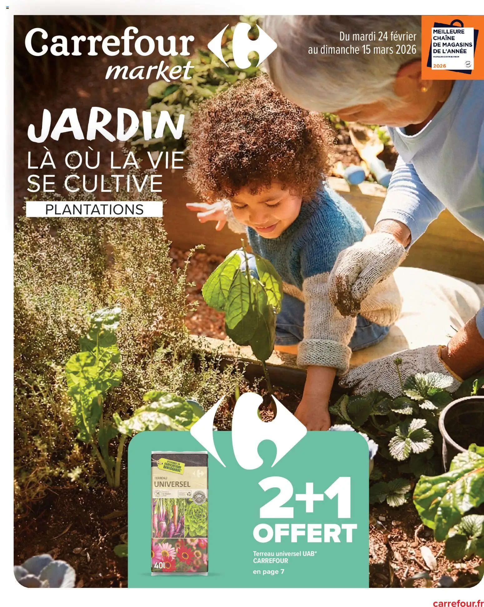 Prévisualisation de Jardin du magasin Carrefour Market formulaire valide 24/02/2026