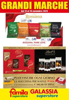 Anteprima dell'opuscolo Volantino Superstore Grandi marche dal negozio Galassia valido da 13/11/2025