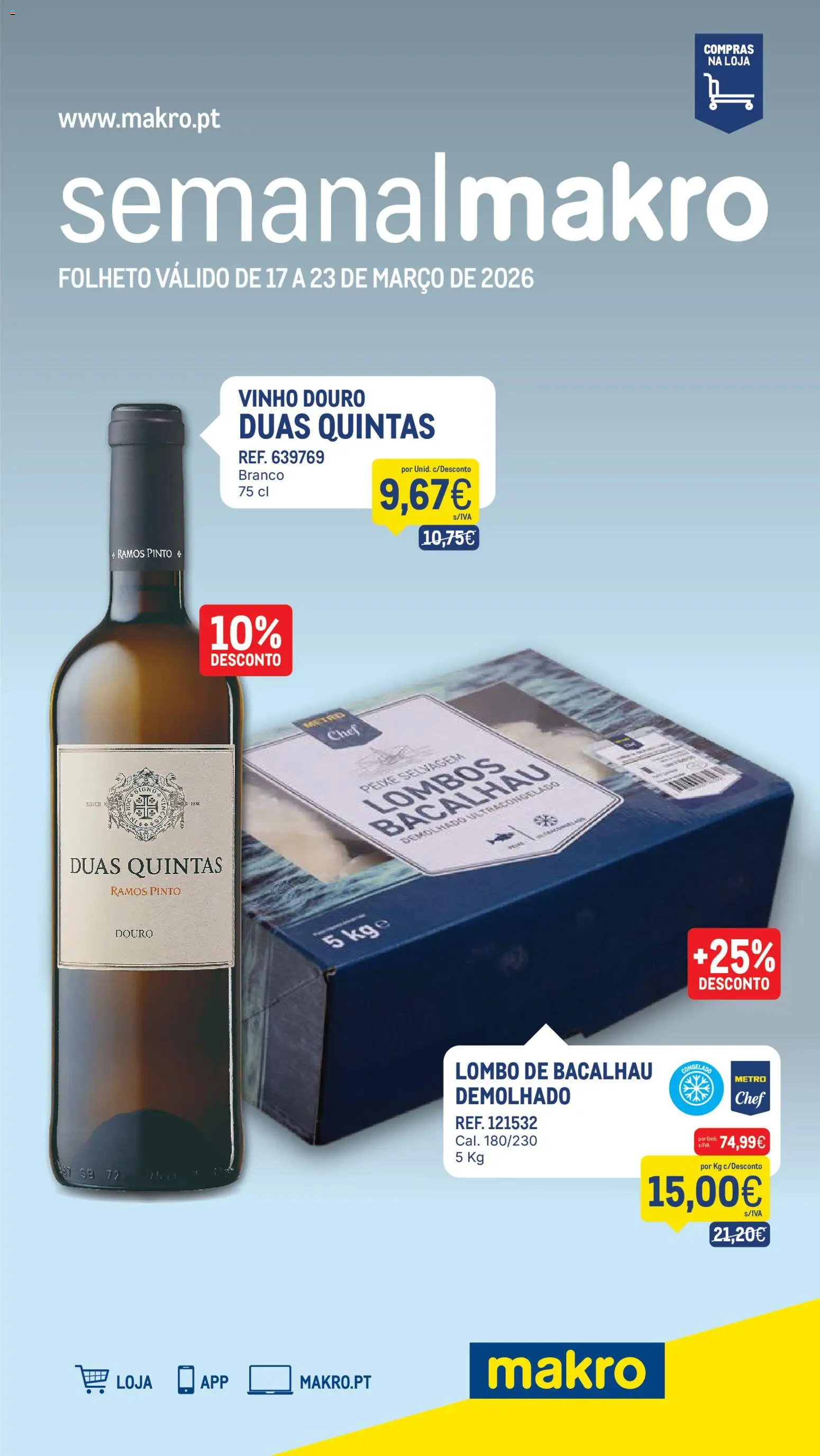 Pré-visualização do folheto da loja Makro válida a partir de 17/03/2026