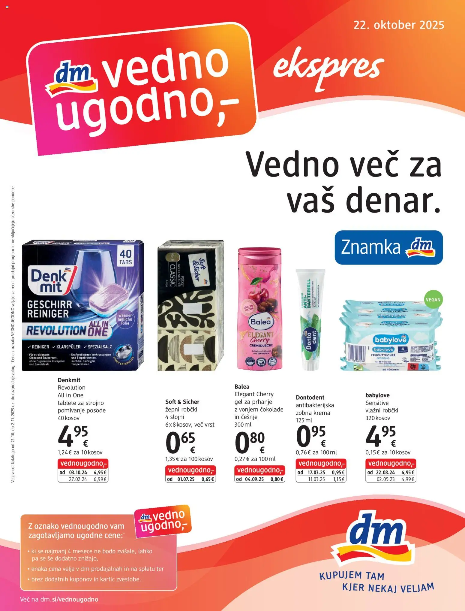 DM Drogerie Markt Katalog ekspres II od 22.10.2025 - aktualna ponudba - stran 1