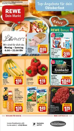 Vorschau von dem Prospekt des Geschäftes Rewe, gültig ab dem 14.09.2025