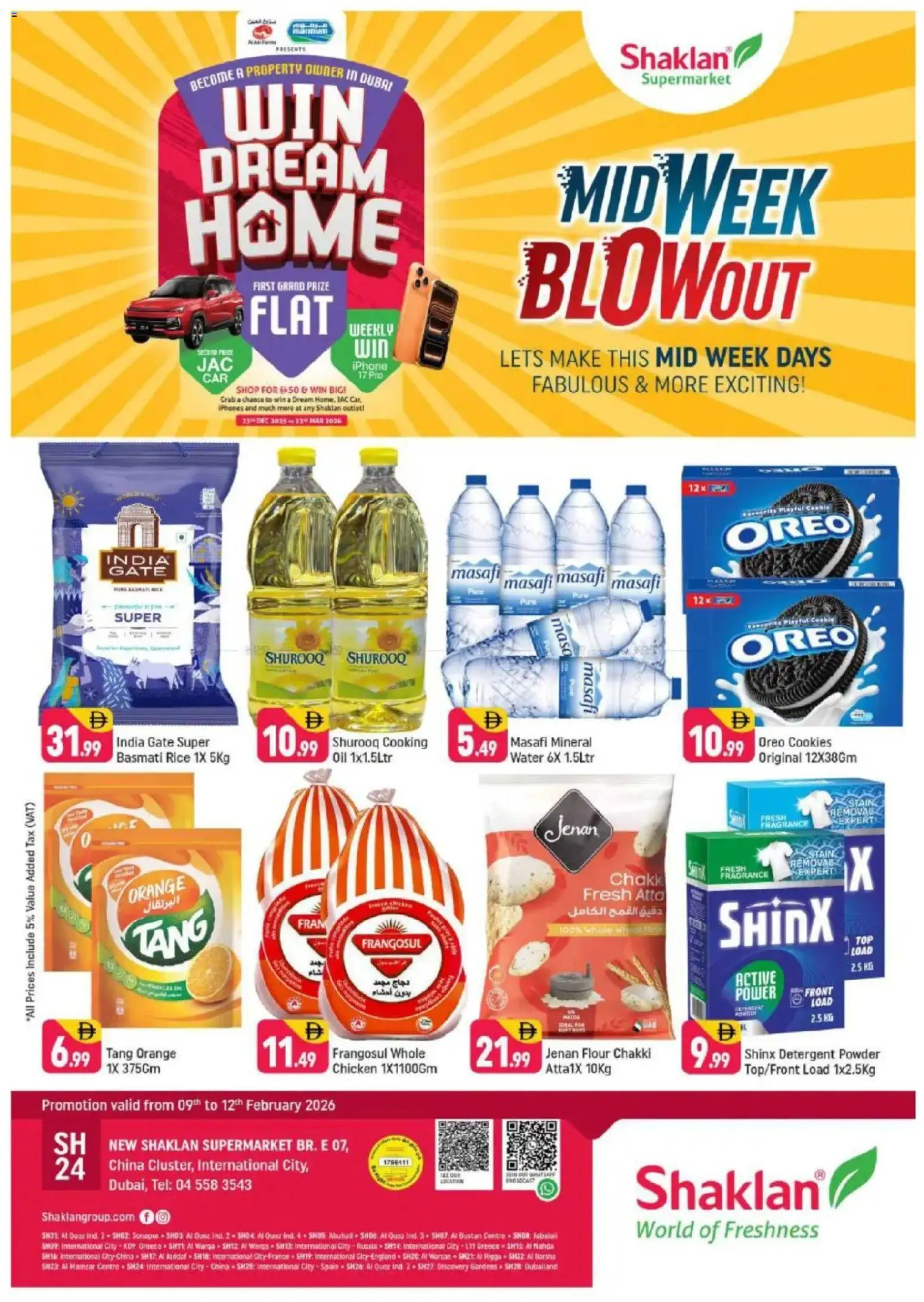 Preview of the catalogue Midweek Blowout - E07, International City, China Cluster of store Shaklan valid from 9 Feb, 2026