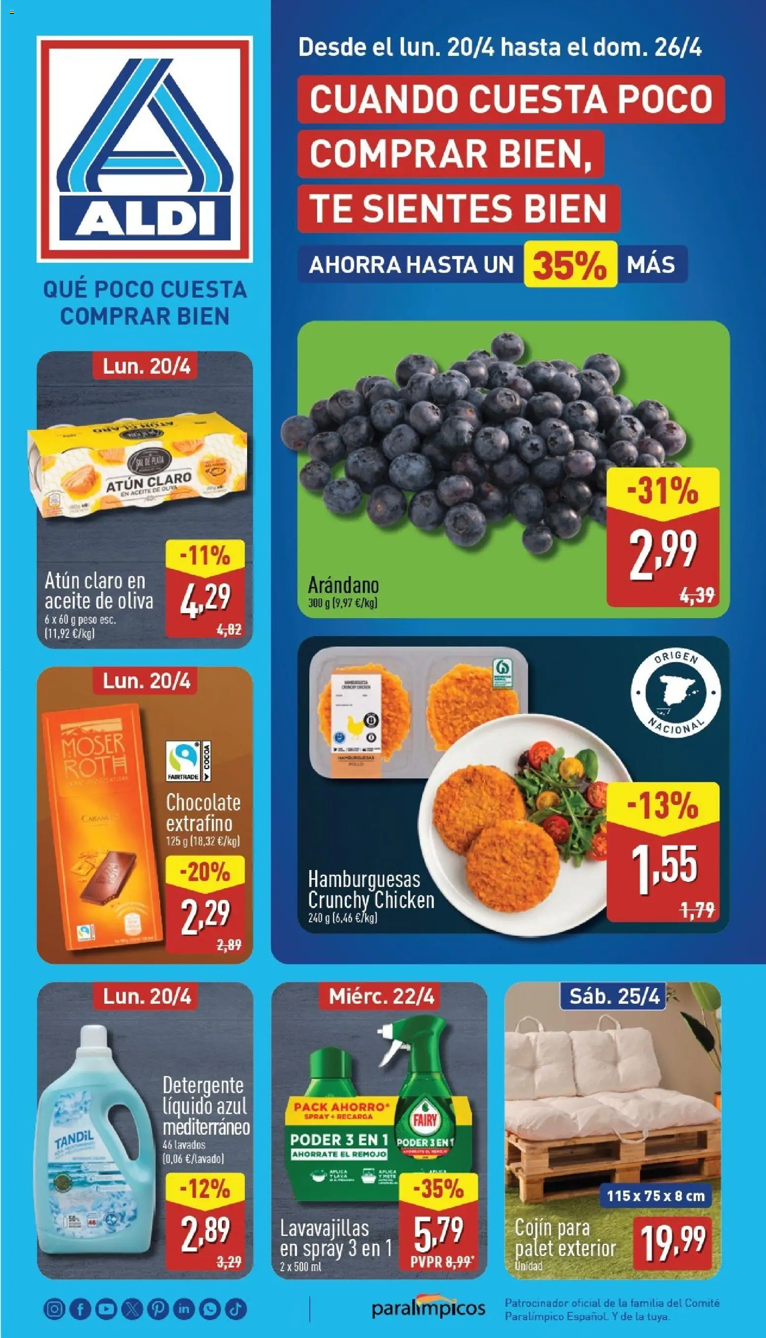 Vista previa del folleto de la tienda Aldi válido desde el 20/04/2026 