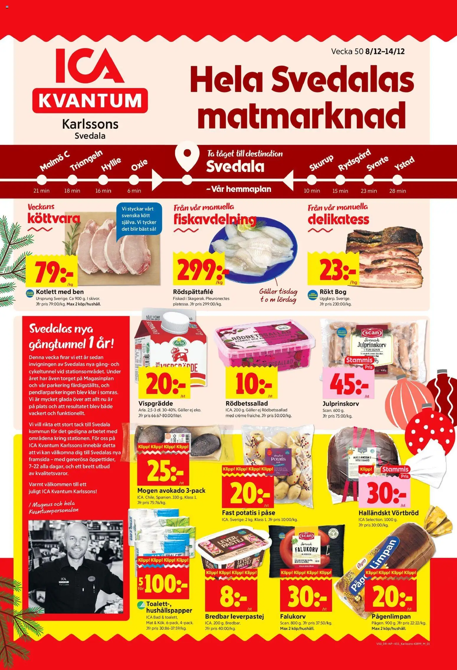 Förhandsgranska reklamblad Svedala från butik ICA Kvantum gäller från 08/12/2025