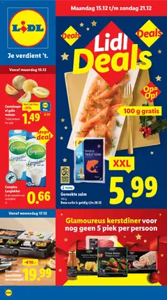 Voorbeeld van Folder week 51 van winkel Lidl geldig vanaf 15-12-2025