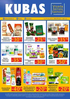Kubas parduotuvės leidinio Kubas leidinys galiojančio nuo 2026.04.28 peržiūra
