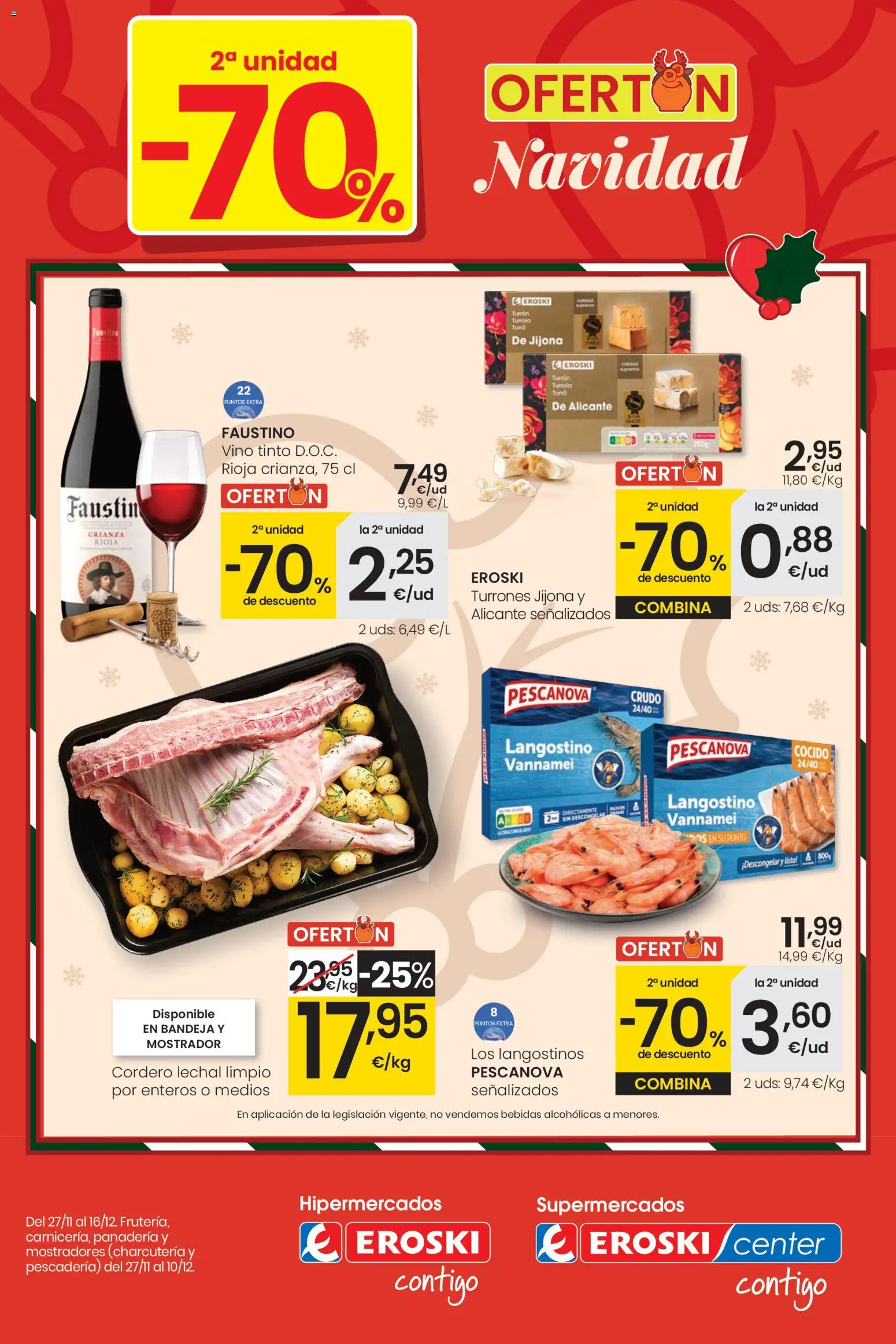 Vista previa del folleto de la tienda Eroski válido desde el 27/11/2025 
