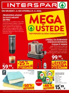 Pregled letka Interspar Katalog trgovine Interspar vrijedi od 01.04.2026