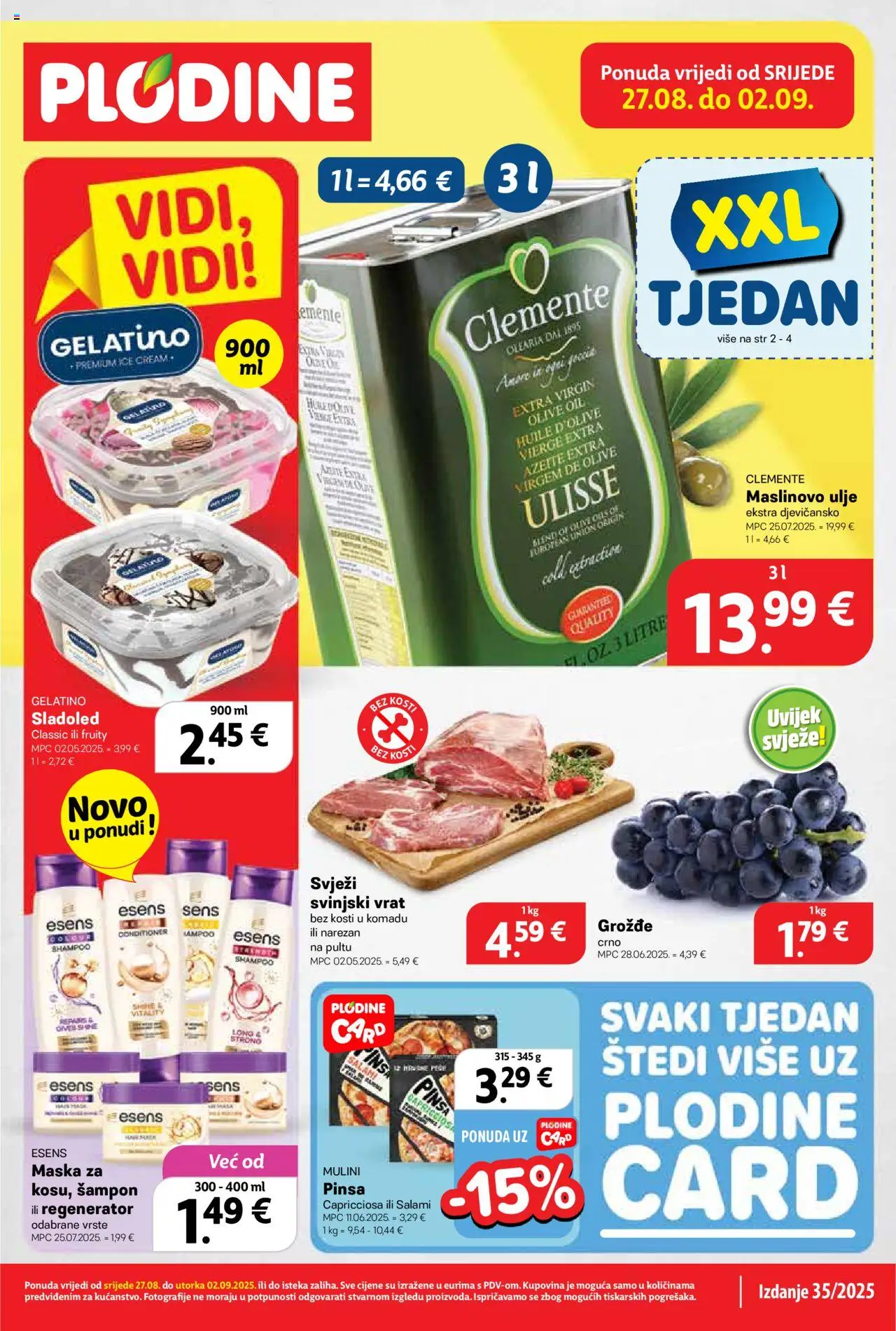 Plodine aktualni Katalog vrijedi od 27.08.2025 - tjedna akcija broj stranice 1