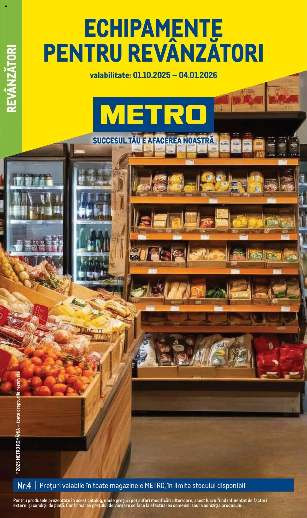 Previzualizarea de cataloage: Metro Catalog - Cu echipamente pentru magazinul tau valabil de la 01.10.2025