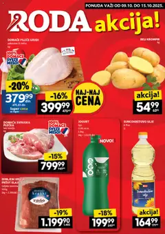 Pregled Roda kataloga - važi od 09.10.2025