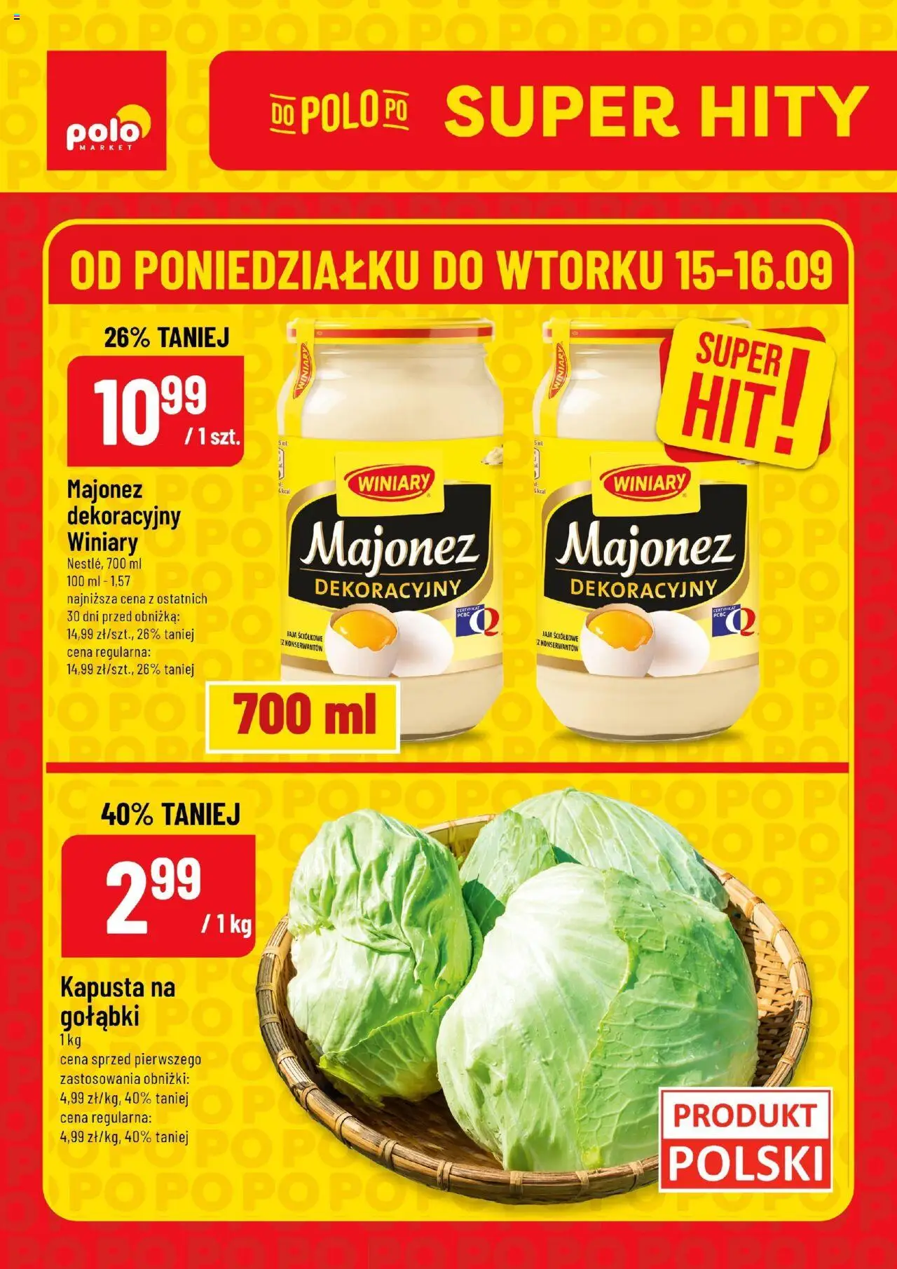 POLOmarket gazetka promocyjna (15.09.2025) - Nowa ulotka - Numer strony 1
