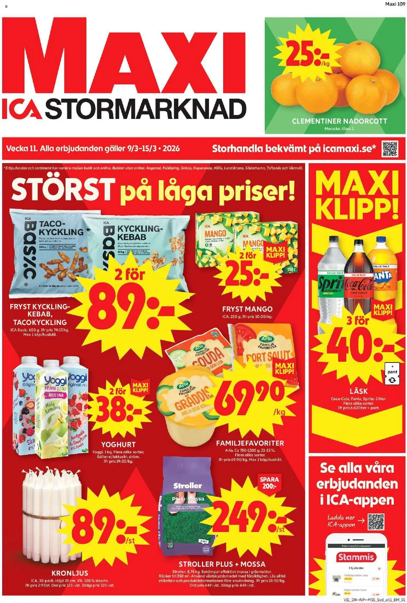 Förhandsgranska reklamblad Trelleborg från butik ICA Maxi gäller från 09/03/2026