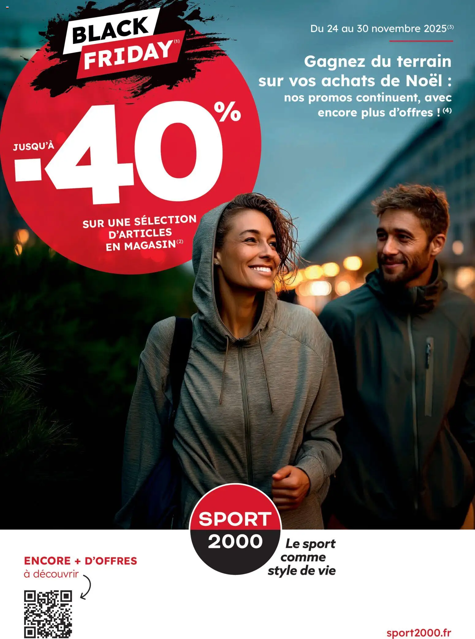 Prévisualisation de Black Friday du magasin Sport 2000 formulaire valide 24/11/2025