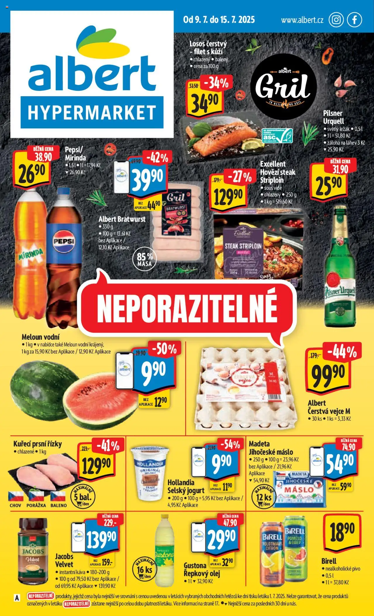  ALBERT leták od 09.07.2025 - Akční leták "Hypermarket"