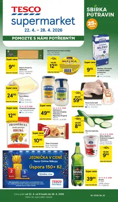 Náhled nabídky: Tesco Tesco leták - Supermarket platný od 22.04.2026