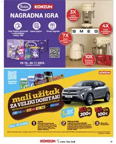 Konzum HR - Akciós újság Konzum HR megtekintése, amely érvényes 2025.11.19.-től | Oldal: 47