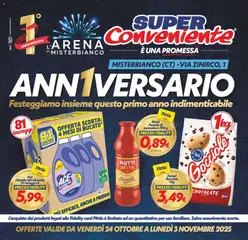 Anteprima dell'opuscolo Volantino Misterbianco dal negozio SuperConveniente valido da 24/10/2025