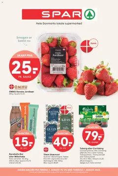 Eksempel på tilbudsavis Tilbudsavis fra butik Spar gyldig fra 01/08/2025
