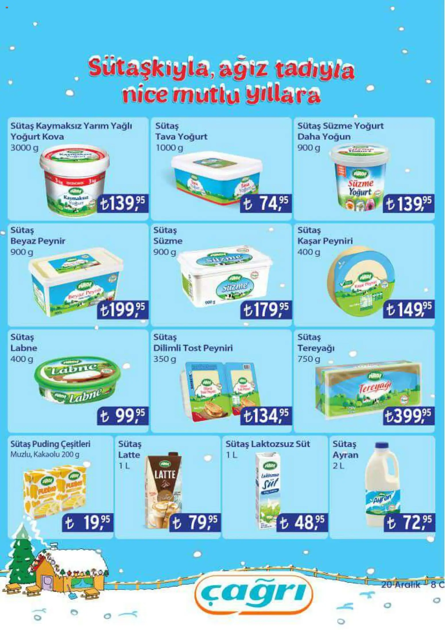 Çağrı Market Sütaş Katalog 06.01.2026 - Broşürünün önizlemesi - Peynir, Süt, Tereyağı, Yoğurt