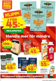 Förhandsgranska reklamblad Aktuella reklamblad Coop Forum från butik Coop Forum gäller från 03/11/2025 | Sida : 8