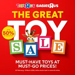 Preview of Toys R Us flyer valid from 25/02/2026