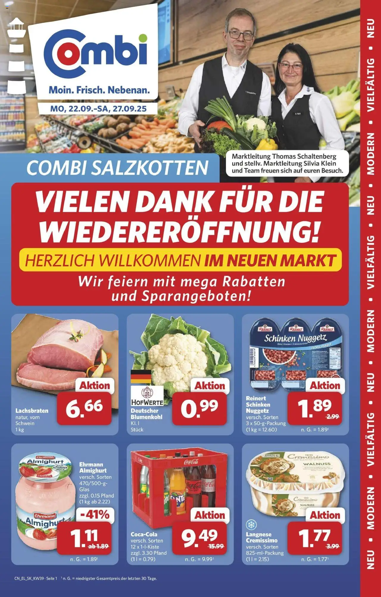 Combi Prospekt Salzkotten (vom 21.09.2025 - 27.09.2025)