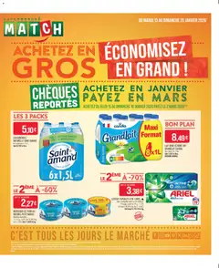 Prévisualisation de Catalogue du magasin Match Supermarché formulaire valide 13/01/2026