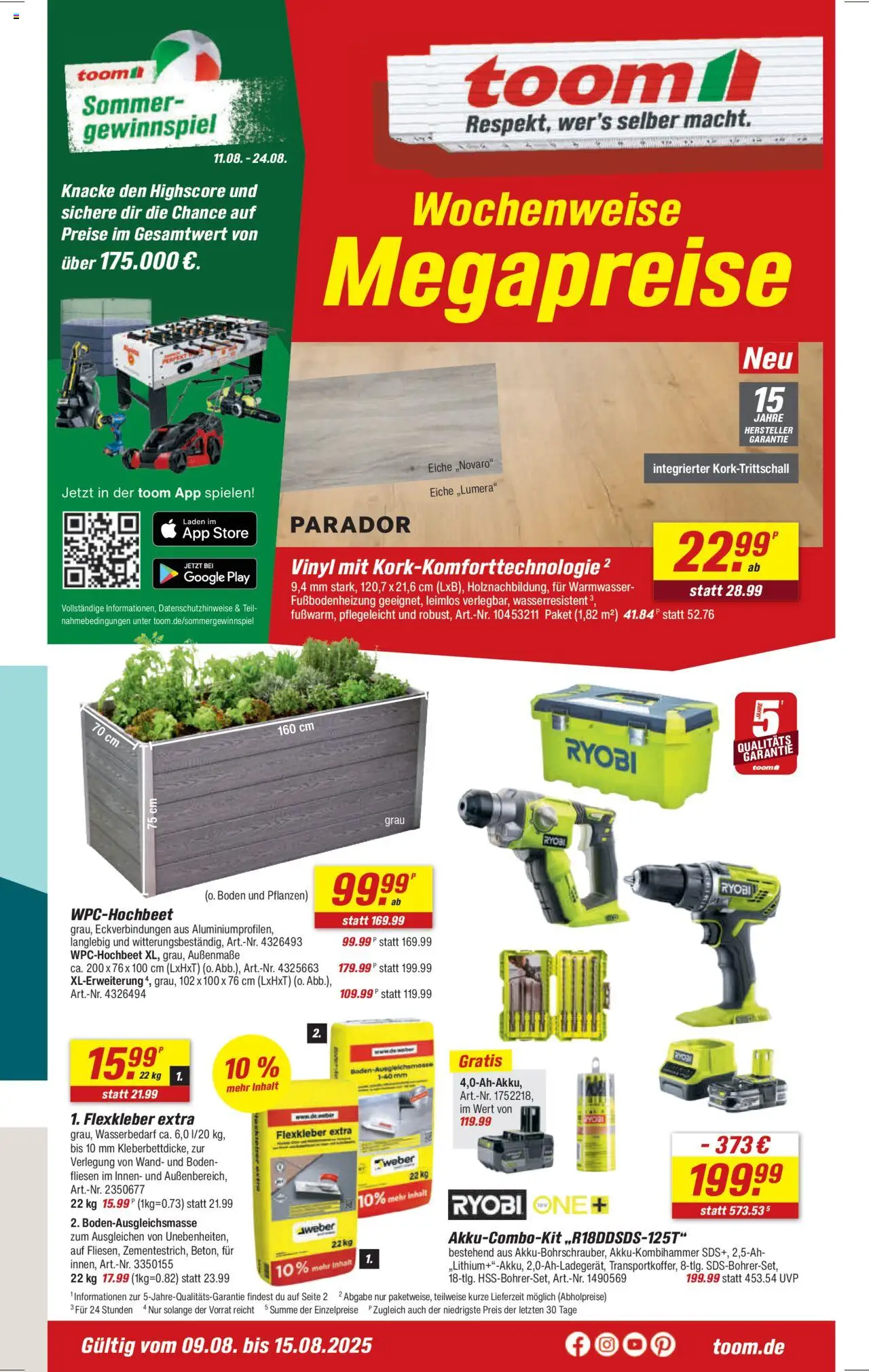 Toom Baumarkt Prospekt (vom 11.08.2025 - 24.08.2025)
