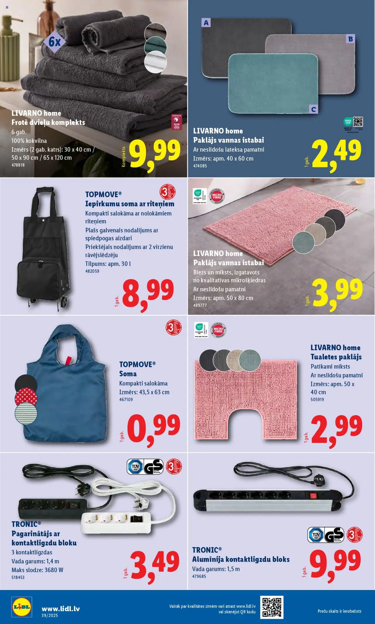 Skatīt Lidl akciju bukletu, derīgs no 2025.09.22