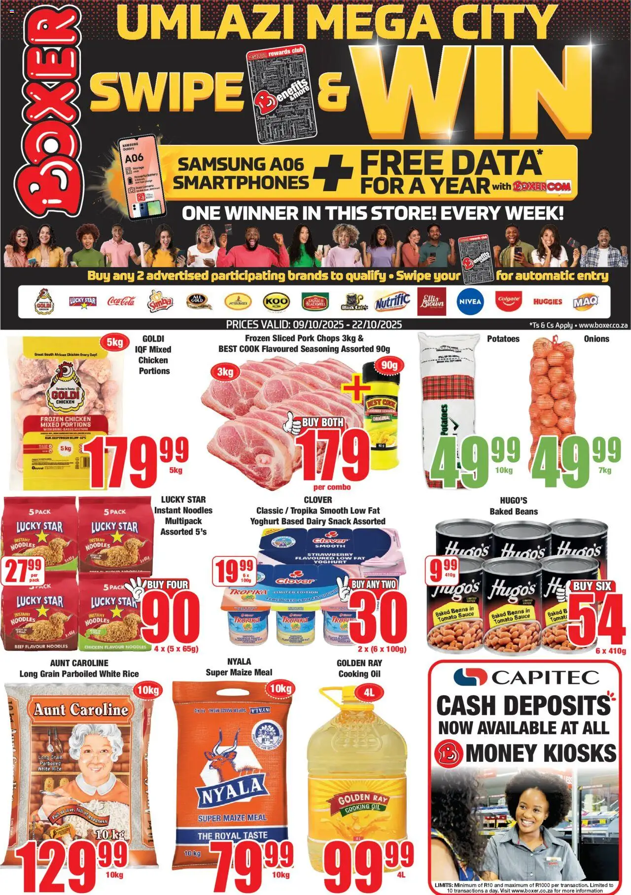 Boxer KwaZulu-Natal - Umlazi Mega City Specials from 09/10 - 22/10/2025 > Promotions