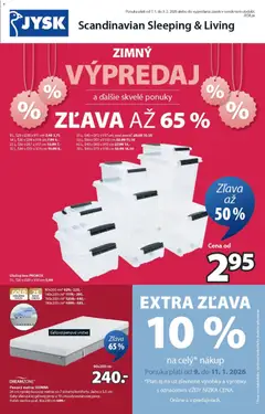 Náhľad JYSK letáku platného od 07.01.2026