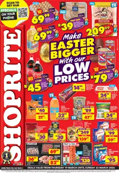 Preview of Shoprite flyer valid from 19/03/2026