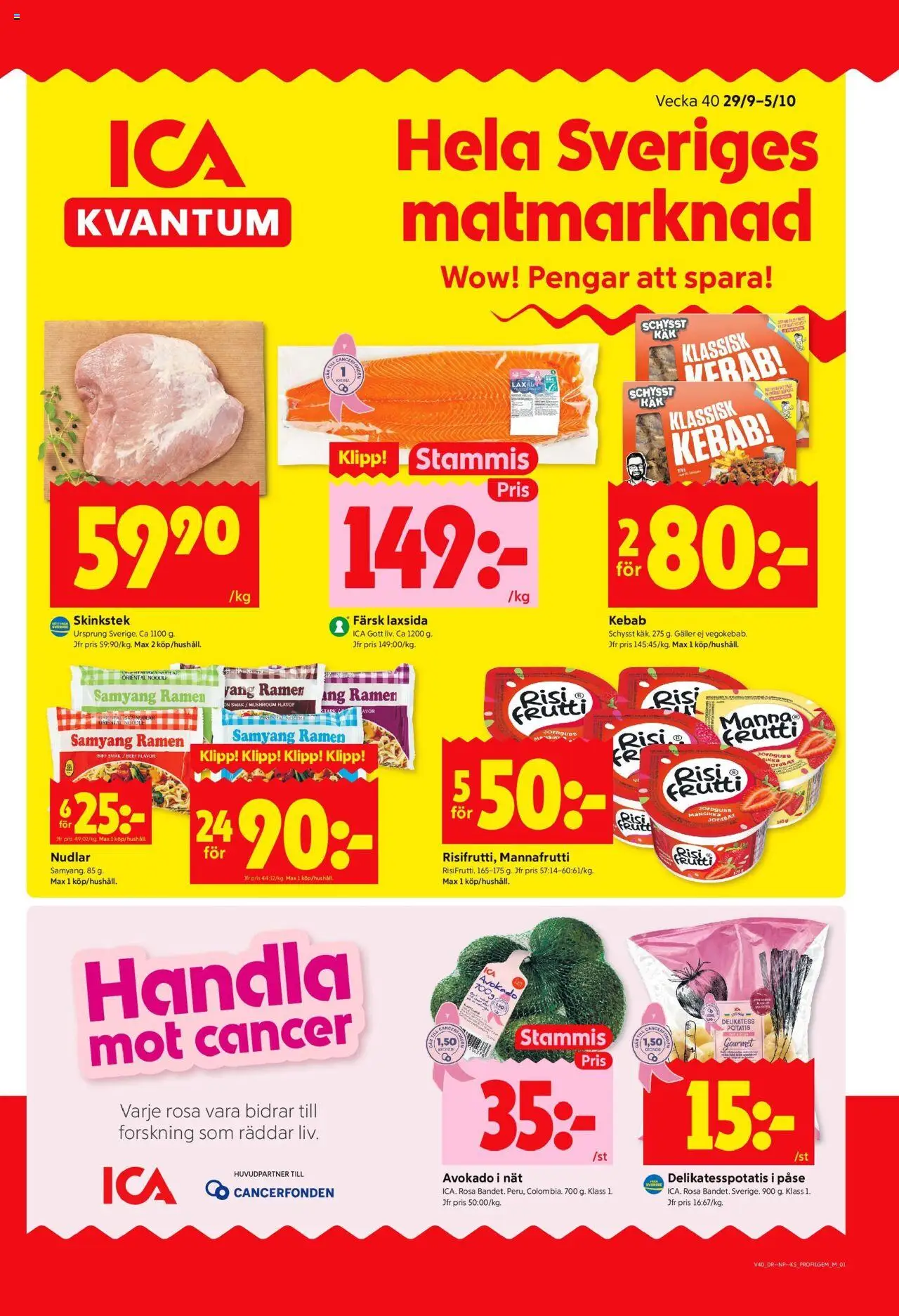 Stockholm är giltig 29/09 2025 > Veckans Erbjudanden gäller från 29/09/2025 till 05/10/2025 sidnummer 1