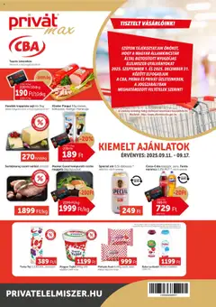 PRIVÁT - Aktuális szórólap MAX megtekintése, amely érvényes 2025.09.11.-től