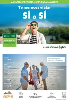 Vista previa del folleto de la tienda Viajes El Corte Inglés válido desde el 01/09/2025 