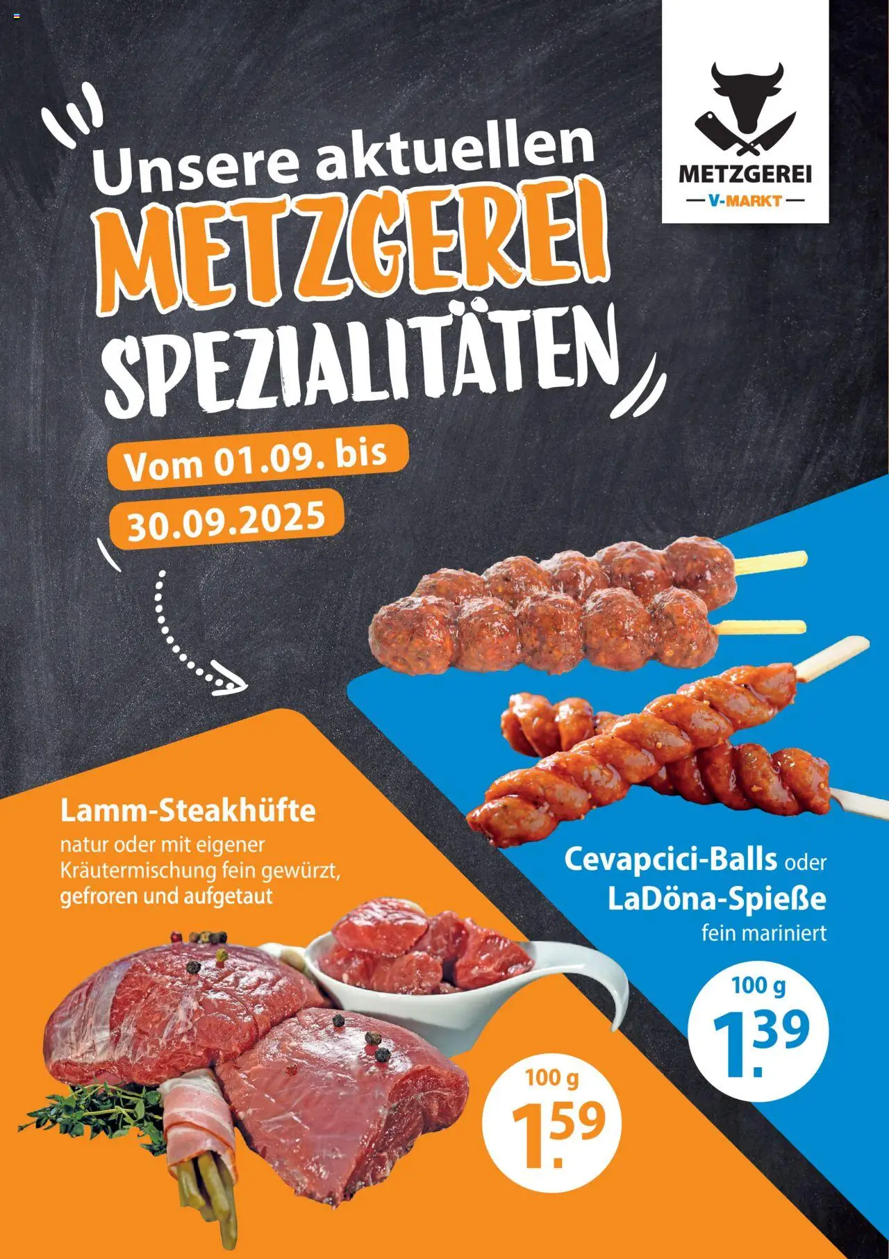 V-Markt Angebote (vom 01.09.2025) - Metzgerei September 2025 - Spezialitäten