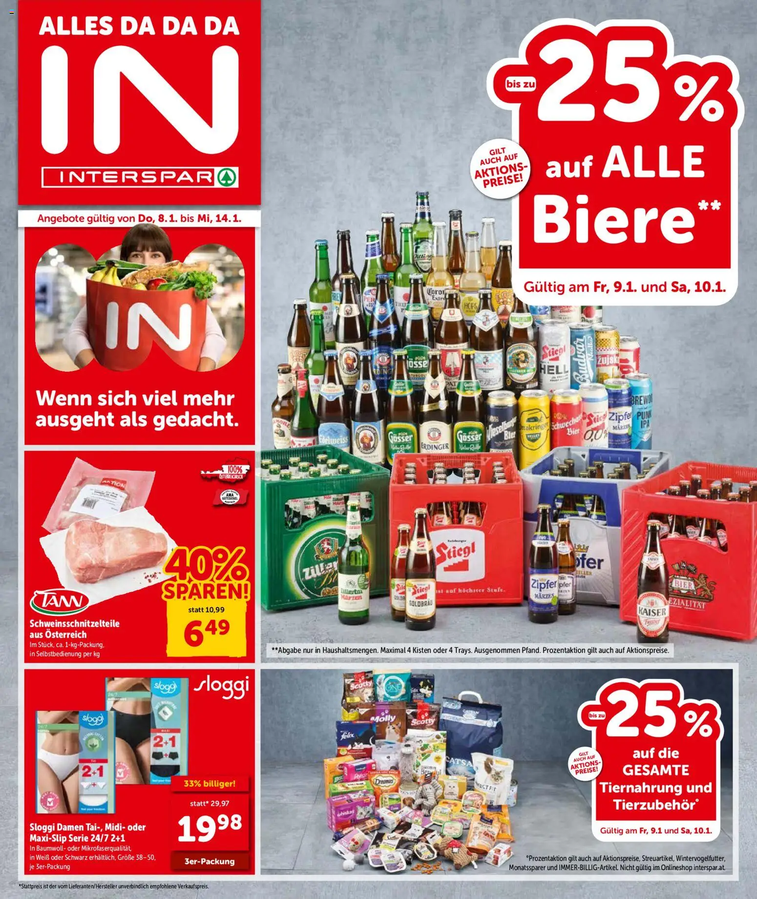 Vorschau der Angebote: Interspar Tirol gültig ab 08.01.2026