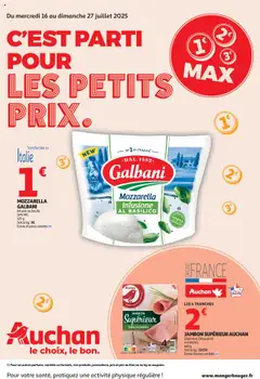Prévisualisation de Folder / Publicité du magasin Auchan formulaire valide 16/07/2025