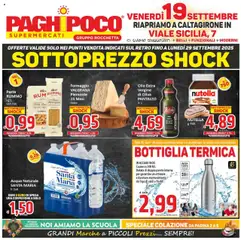 Anteprima dell'opuscolo Volantino Caltagirone dal negozio Paghi Poco valido da 19/09/2025
