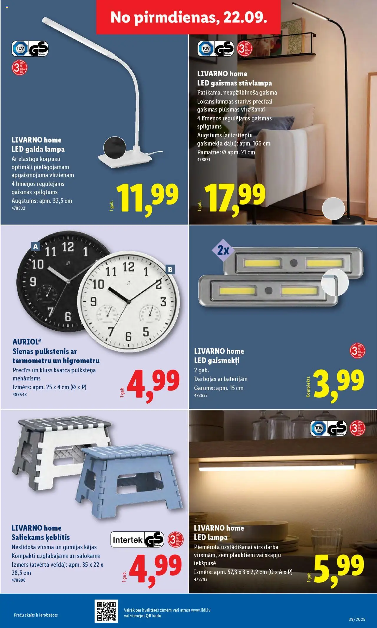 Skatīt Lidl akciju bukletu, derīgs no 2025.09.22