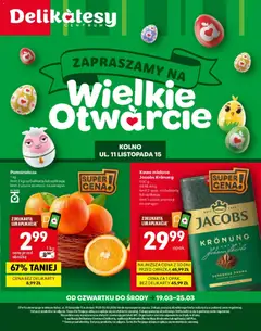 Pogląd gazetki "Delikatesy Centrum gazetka - Kolno Otwarcie" ze sklepu Delikatesy Centrum ważnej od 19.03.2026