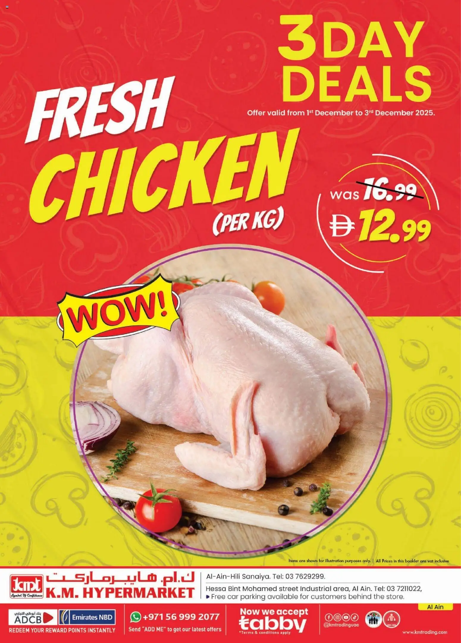 Preview of the catalogue Three day deals of store KM Trading valid from 1 Dec, 2025