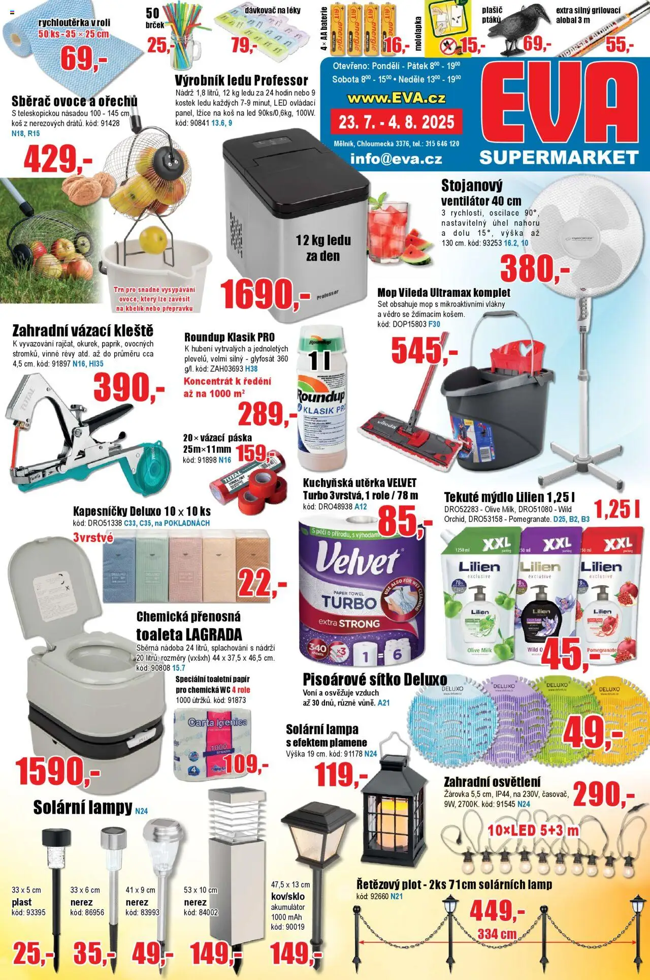  Eva supermarket Leták (23.07.2025 - 04.08.2025)