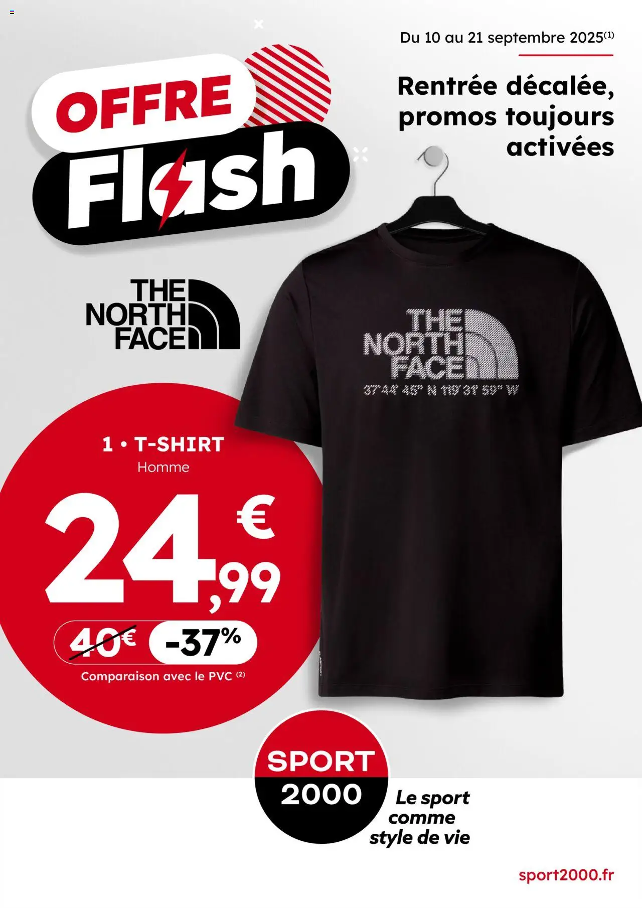 Offre Flash de la boutique Sport 2000 valable du 10/09/2025 - Page numéro 1