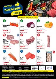 Pregled Metro kataloga - važi od 26.11.2025