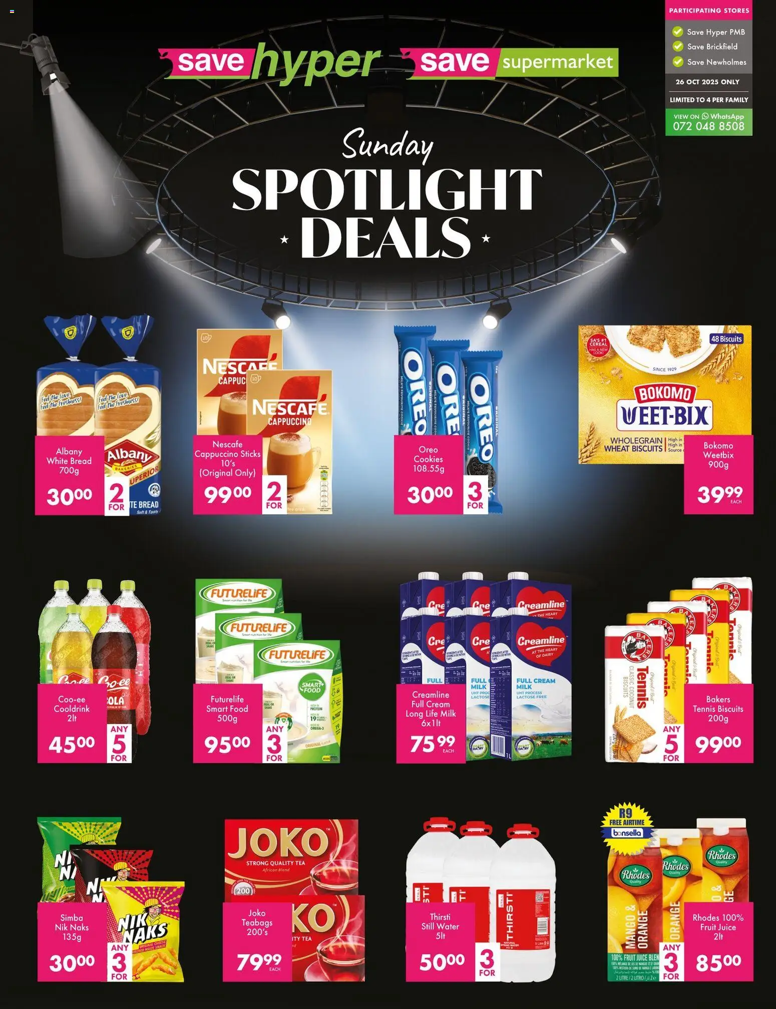Save Spotlight Deals from 26/10 - 26/10/2025 > Promotions
