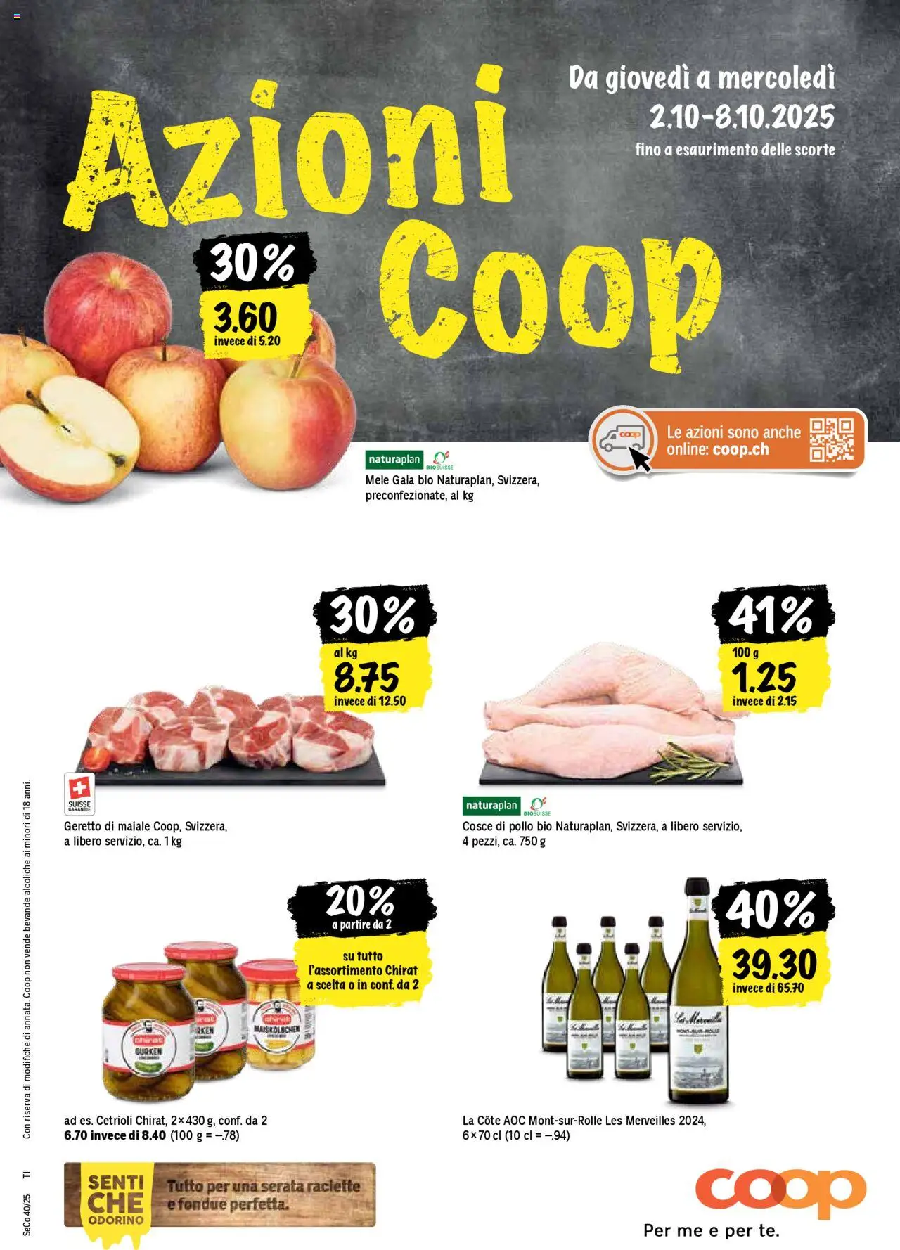 Coop Una settimana di azioni ab 02.10.2025 - Nächste woche - Seitennummer 1