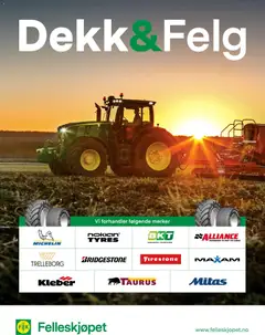 Forhåndsvis Dekk & Felg fra butikk Felleskjøpet gyldig fra 02/01/2026