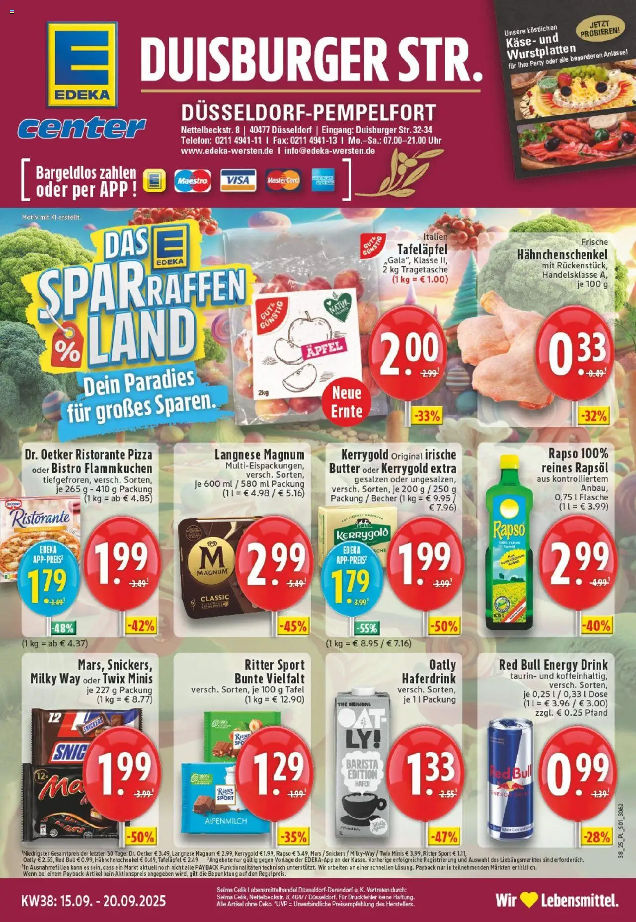 EDEKA Prospekt ab 14.09.2025 - Prospekt Düsseldorf-Derendorf Online